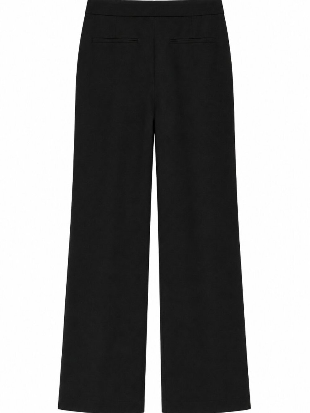 Anne Klein Wide Leg Black Pants Mid Rise Size 14 NWT Office Career Classic - Picture 6 of 6